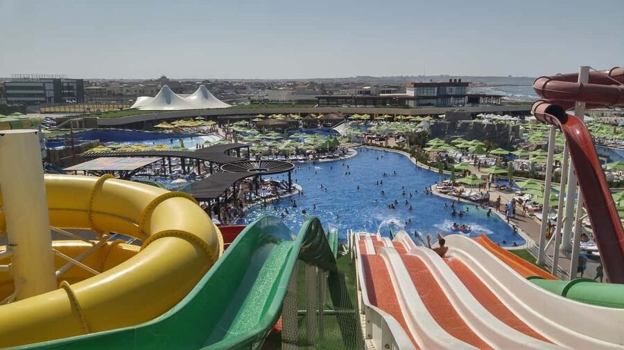 Azerbaijan Beach resort - Beach facilities and sand time: loungers, umbrellas, and real downtime