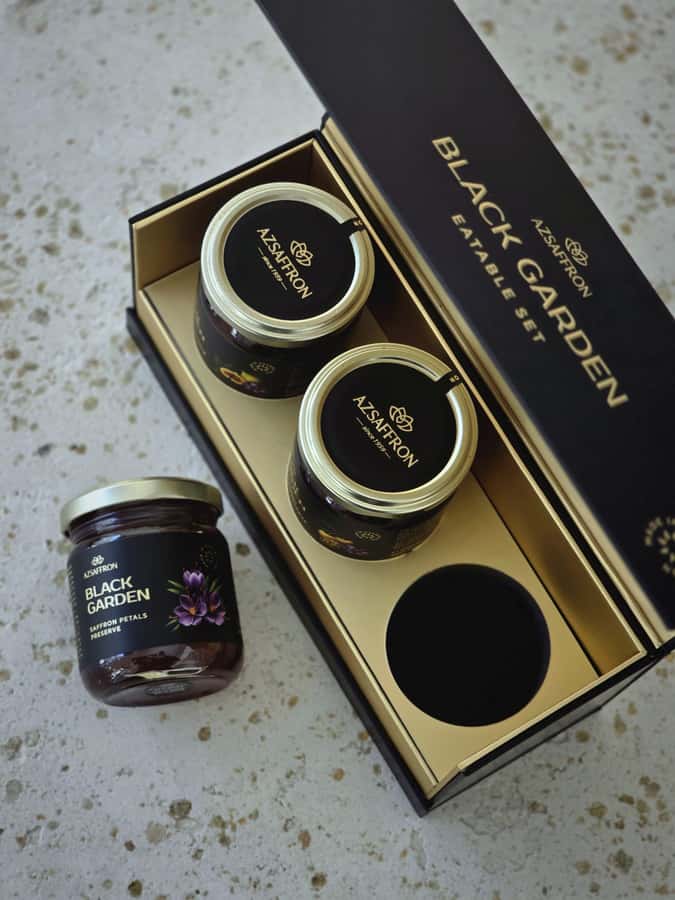 Baku: Boutique Visit with Saffron Tasting Experience - Saffron Tasting Table: Teas, Preserves, Perfumes, Skincare
