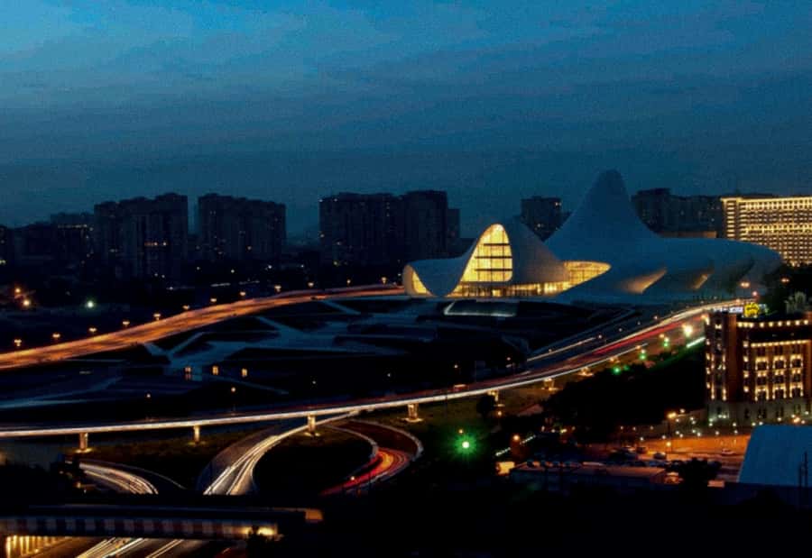 Baku City Night Tour - Highland Park viewpoint (165 m), built for night angles