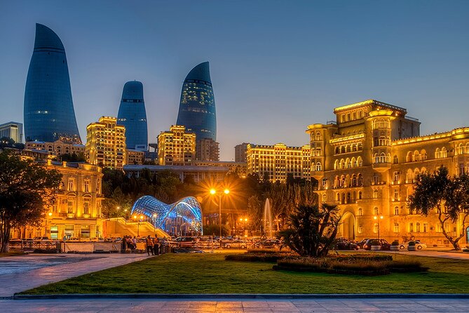 Baku City Sights Guided Night Walking Tour with Funicular - Key highlights worth planning around