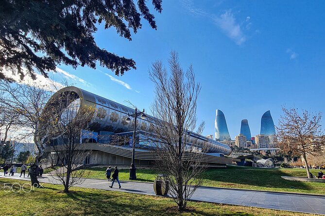 Baku City Sights Guided Night Walking Tour with Funicular - Funicular to Highland Park: Terraces and Bay Views Done the Easy Way