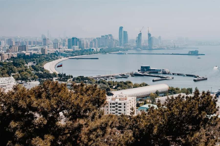 Baku City Tour: Explore the Heart of Azerbaijan - Cable car time, then a skyline that feels like a statement