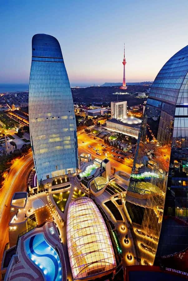 Baku: Light-Up Baku Walking Evening Tour - Seaside Boulevard at 6 pm, with Mugham, carpet, and Little Venice