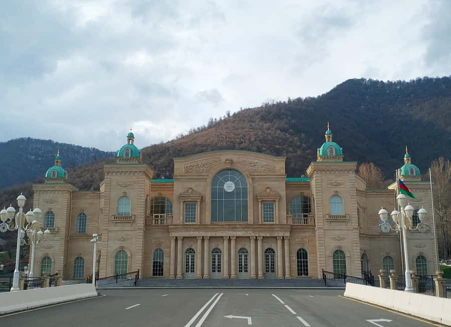 Baku: Mountains & History: Shamakhi–Gabala Escape - Shamakhi’s Juma Mosque, where old power becomes real