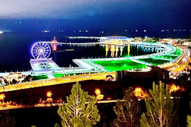 Baku Night Panoramic tour - How the Baku night panoramic tour feels in real time