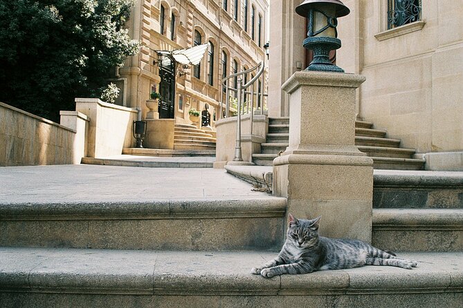 Baku Old City UNESCO Heritage Walking Tour - Aliaga Vahid monument, a poetry break in the middle of history