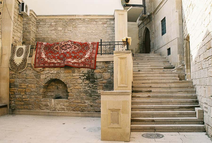 Baku Old City Wonders: A Walking Tour Through Time - Juma Mosque and the Caravansarai: when belief and trade shaped the same streets