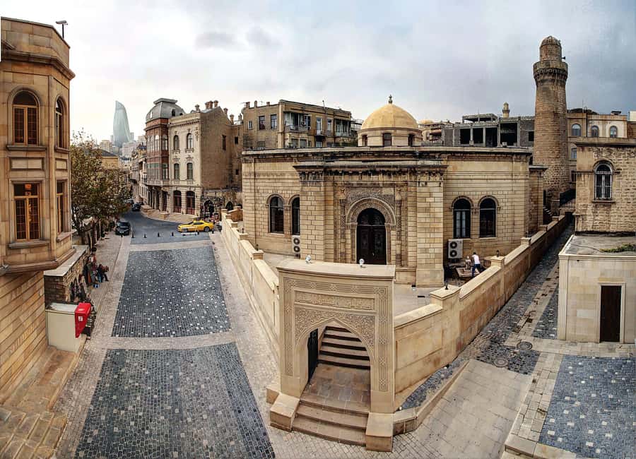 Baku: Stunning Walking Tour of Historical and Modern City - Tram to Highland Park: Practical Transit With a Point