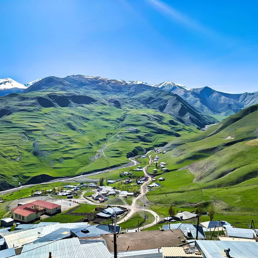 Baku to Khinaliq village, Guba, Candy Cane, w Homemade Lunch - Candy Cane Mountains (Khizi): a quick stop that is actually worth it