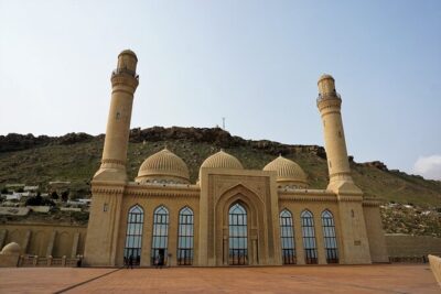 Candy Mountains, Pink Lake, Altiaghaj Forest, Bibiheybat Mosque