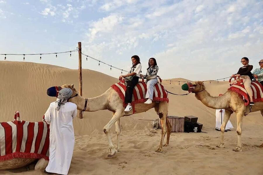 Dubai: Desert Safari, Camel Ride, Quad Bike & BBQ Dinner - Camel Ride Across the Sand: Classic, Short, and Effective
