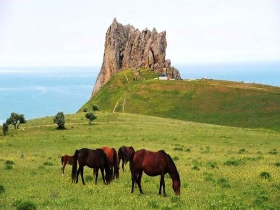 From Baku: Guba-Khinalig Day Trip - Qudyalchay Canyon hike: rocks, streams, and green plants
