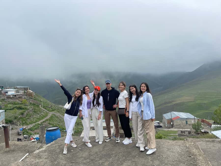 From Baku: Quba and Khinaliq Village Tour - The road out of Baku: Khizi District mountain scenery time