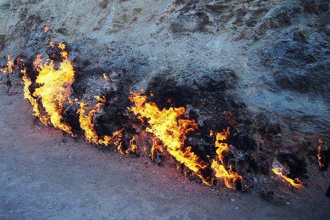 Full Day Trip in Baku (Gobustan & Absheron) - Yanar Dag Fire Mountain: a state-protected flame that keeps burning