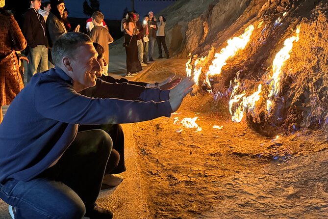 Gobustan & Mud, Fire Temple, Burning Mountain (Group & Private) - Yanardag Burning Mountain: the eternal fire effect