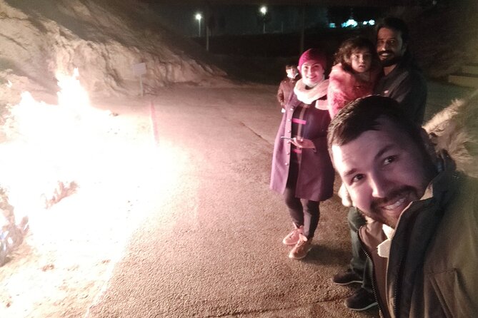 Gobustan, Mud Volcano, Burning Mountain and Fire Temple Tour - Bibi-Heybat Mosque plus the First Oil Well: two Baku anchors included