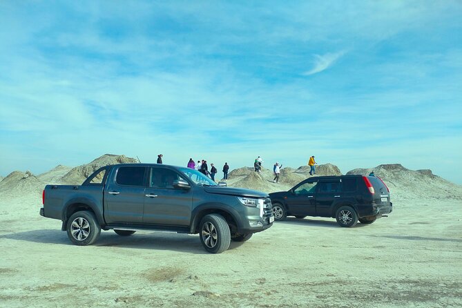 Gobustan Rock Art and Mud volcanoes PRIVATE TOUR - Stop 2: Mud volcanoes by Soviet car, the main event