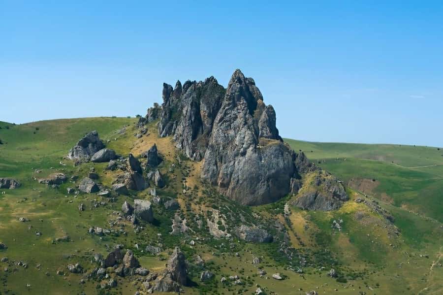 Half Day Candy Cane Mountains and Beshbarmag Private Tour - Getting From Baku: Pickup Options and Road Time