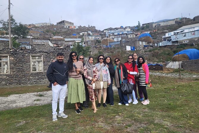Khinalig tour - the highness mountain village of Azerbaijan - Beshbarmaq and Juma Guba Mosque: sacred places with local rhythm