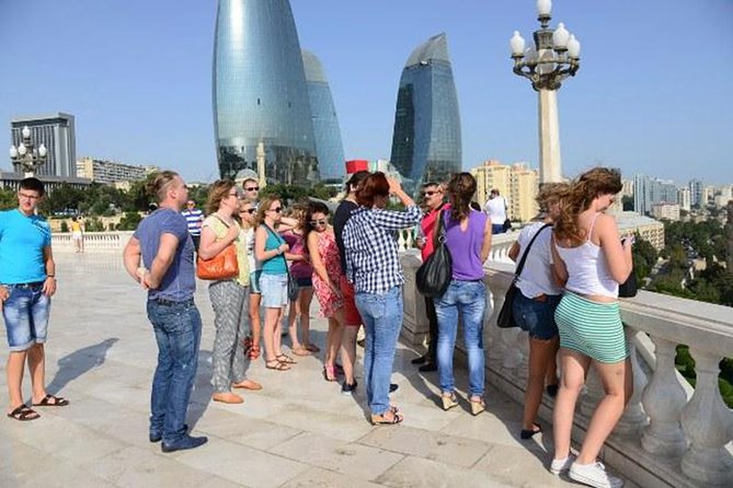 Old and Modern Baku Tour ( Day & Night Time) - Governor’s Park, Fountain Square, and the seaside walk that makes Baku feel modern