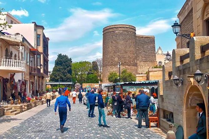 Old and Modern Baku Tour ( Day & Night Time) - Carpet Museum and the night lights at Flame Towers