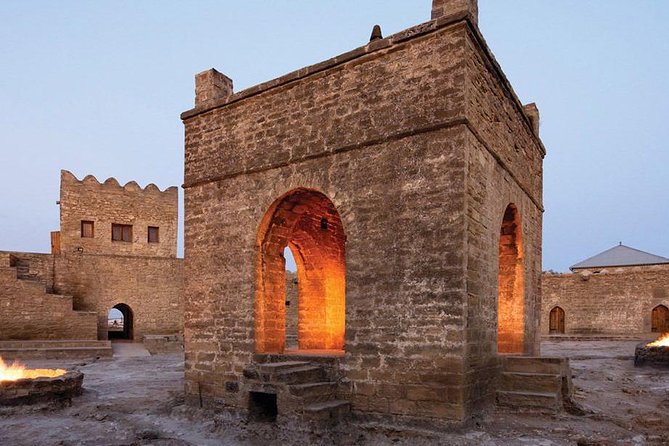 Private Absheron Peninsula Atesgah Temple & Fire Mountain - Watching Yanar Dag flames flare up from natural gas