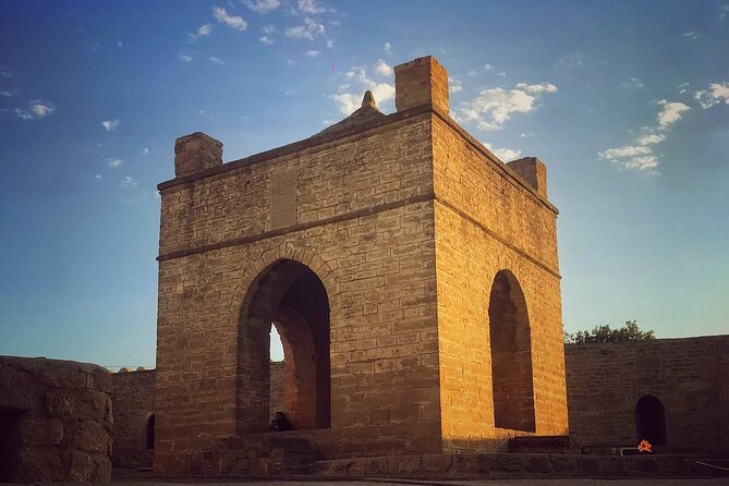 Qobustan rock arts, Mud Volcanoes, Fire temple Ateshgah, Yanardag - Yanardag: the eternal flame mountain, fast but meaningful