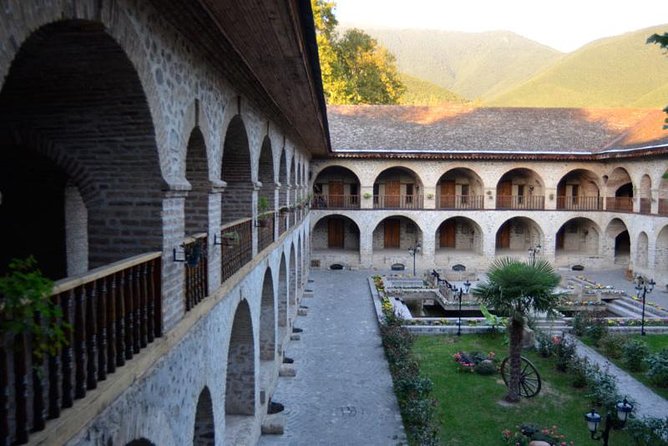 Sheki tour with overnight - Sheki Khan’s Palace: Shabaka stained-glass and murals that make light part of the show